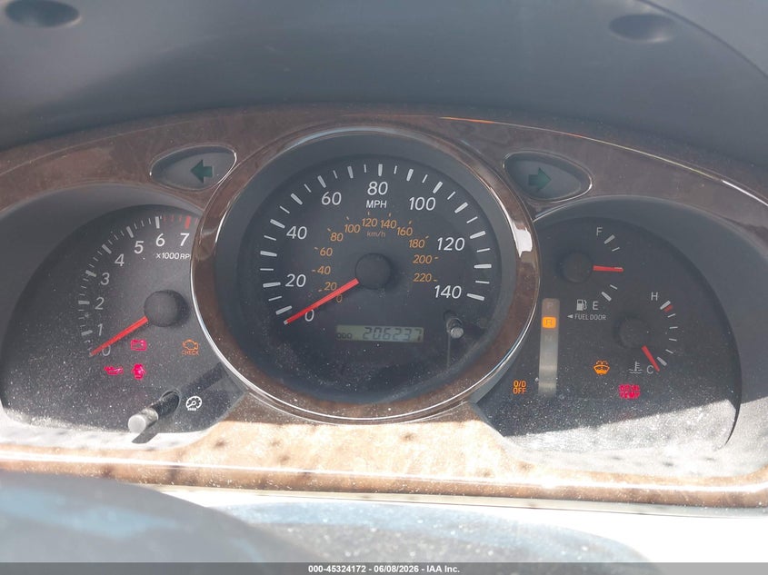 2003 Toyota Highlander VIN JTEHF21A730099811 IAAI salvage auction — LEFT FRONT, Salvage (Texas), sold $675 on 2026-07-14 (photo 7)