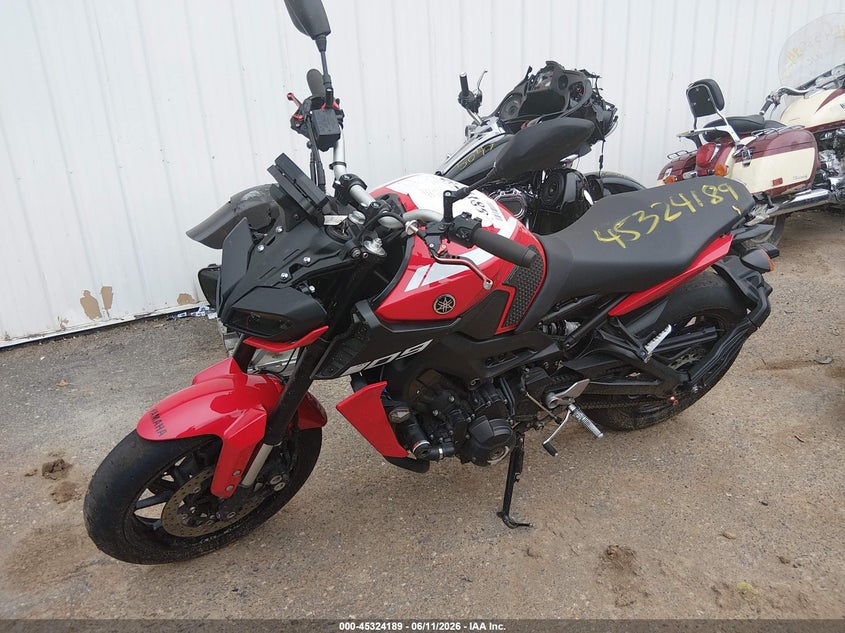 2018 Yamaha Mt VIN JYARN53E5JA003710 IAAI salvage auction — REAR END, Prior Salvage (Minnesota), sold $3,350 on 2026-07-31 (photo 1)