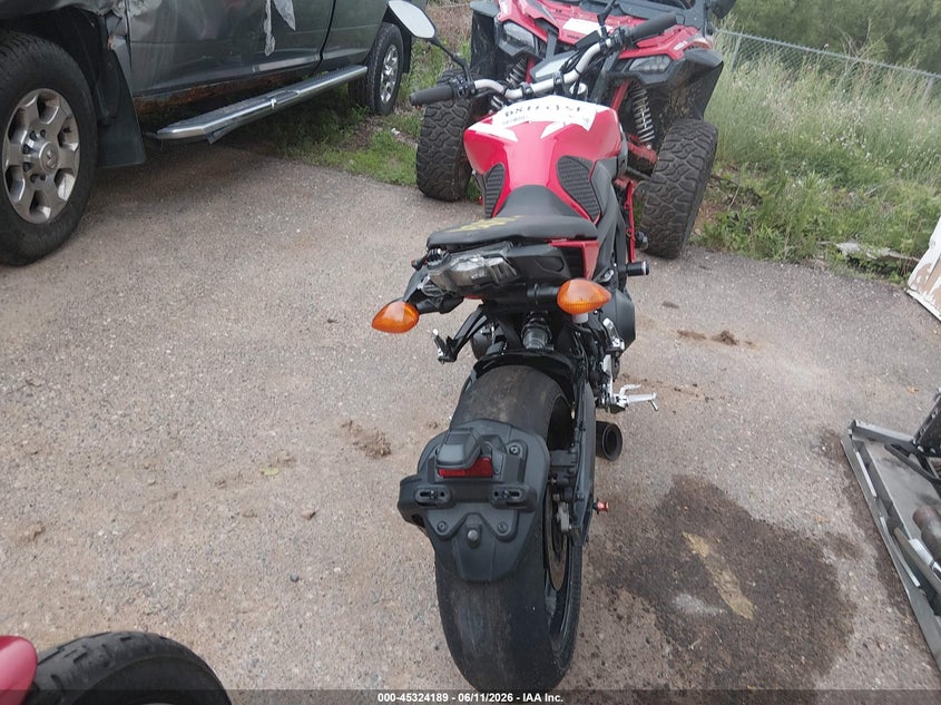 2018 Yamaha Mt VIN JYARN53E5JA003710 IAAI salvage auction — REAR END, Prior Salvage (Minnesota), sold $3,350 on 2026-07-31 (photo 6)