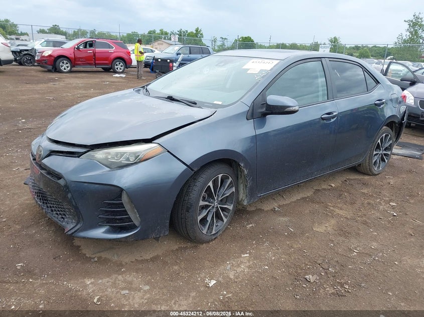 2017 Toyota Corolla VIN 5YFBURHE0HP610810 IAAI salvage auction — FRONT & REAR, Salvage (California), sold $3,100 on 2026-07-23 (photo 2)
