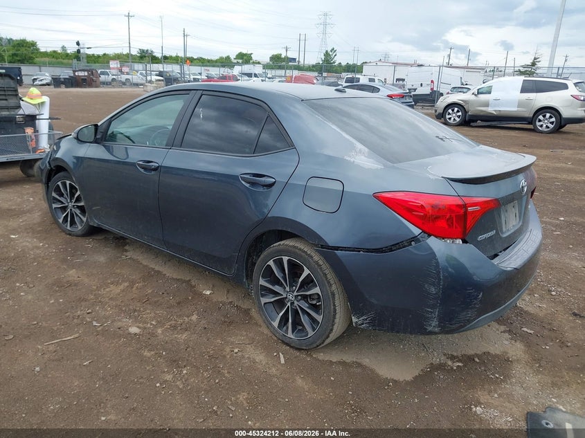 2017 Toyota Corolla VIN 5YFBURHE0HP610810 IAAI salvage auction — FRONT & REAR, Salvage (California), sold $3,100 on 2026-07-23 (photo 3)