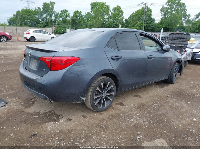 2017 Toyota Corolla VIN 5YFBURHE0HP610810 IAAI salvage auction — FRONT & REAR, Salvage (California), sold $3,100 on 2026-07-23 (photo 4)