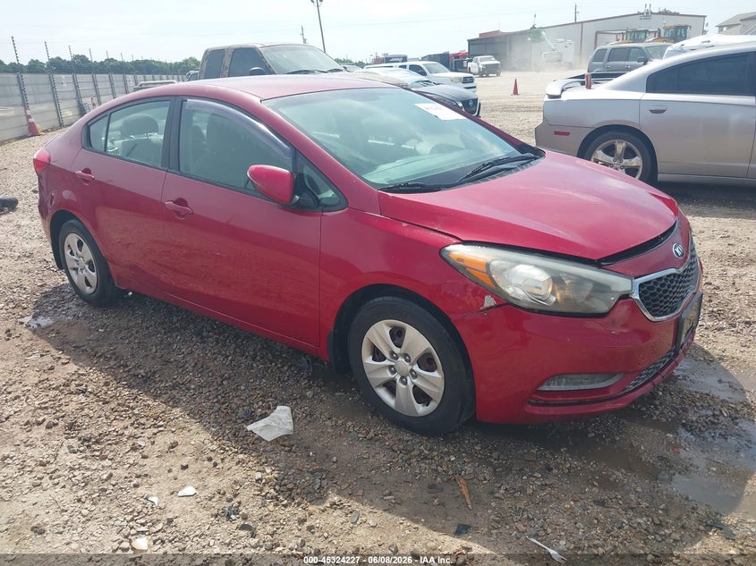 2015 Kia Forte VIN KNAFX4A60F5416316 IAAI salvage auction — NORMAL WEAR, Clear (Alabama), sold $450 on 2026-07-07 (photo 1)