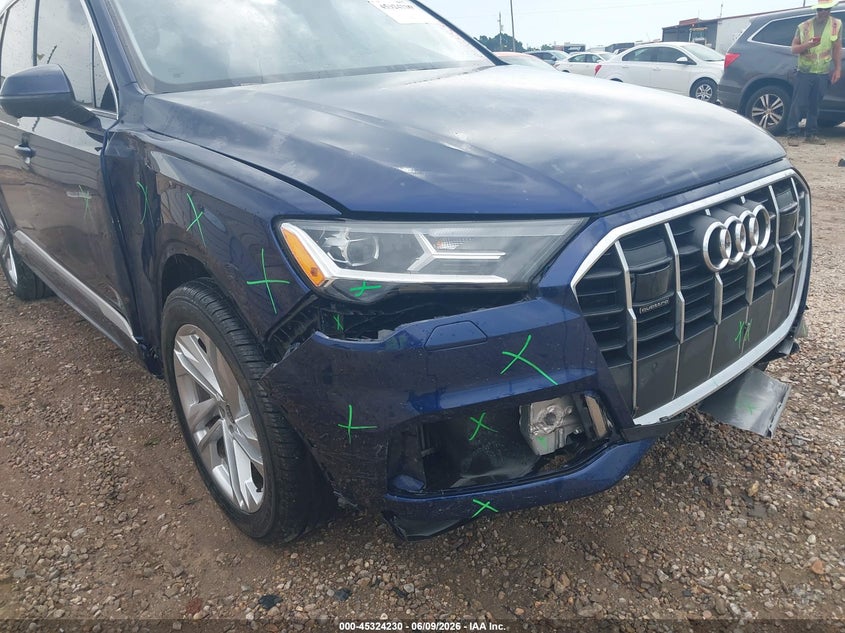 2022 Audi Q7 VIN WA1LXBF77ND012066 IAAI salvage auction — FRONT END, Salvage (Alabama), sold $14,300 on 2026-07-14 (photo 6)