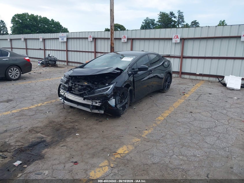 2025 Toyota Prius VIN JTDACAAU2S3055831 IAAI salvage auction — FRONT END, Salvage (Georgia), sold $5,100 on 2026-07-29 (photo 2)