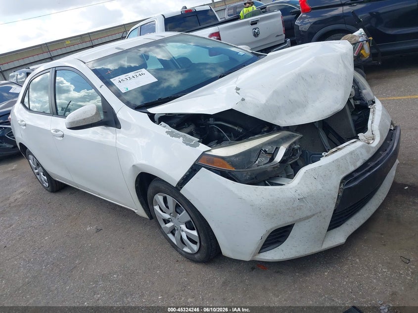 2016 Toyota Corolla VIN 5YFBURHE3GP546521 IAAI salvage auction — FRONT END, Original (Texas), sold $2,900 on 2026-07-16 (photo 1)
