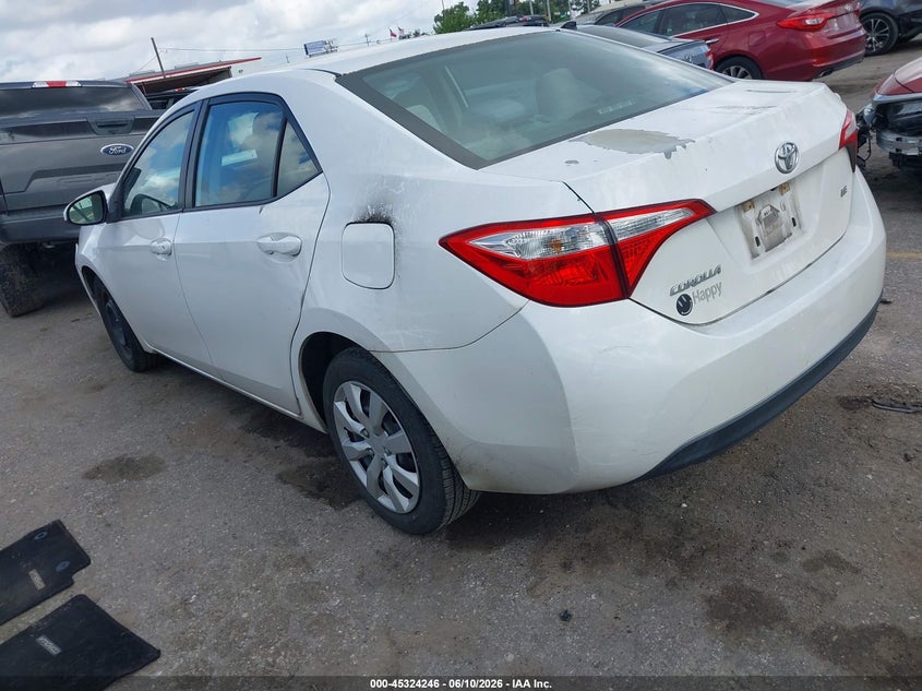 2016 Toyota Corolla VIN 5YFBURHE3GP546521 IAAI salvage auction — FRONT END, Original (Texas), sold $2,900 on 2026-07-16 (photo 3)
