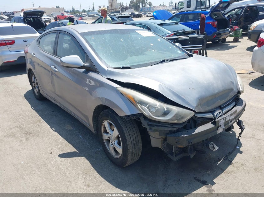 2016 Hyundai Elantra VIN KMHDH4AE2GU504267 IAAI salvage auction — NORMAL WEAR, Salvage Title, sold $900 on 2026-07-22 (photo 1)