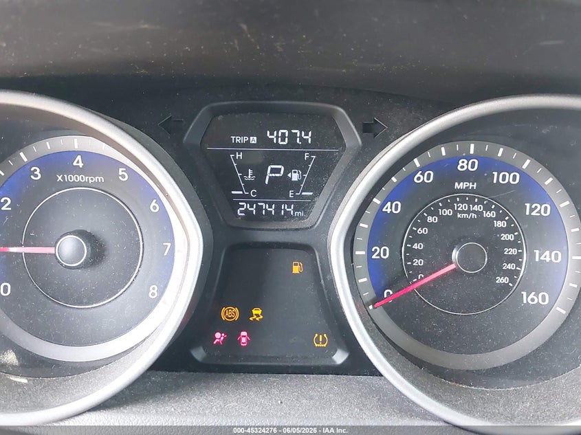 2016 Hyundai Elantra VIN KMHDH4AE2GU504267 IAAI salvage auction — NORMAL WEAR, Salvage Title, sold $900 on 2026-07-22 (photo 7)