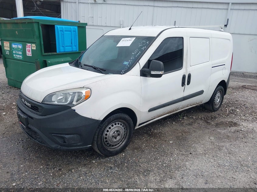 2019 Ram Promaster city VIN ZFBHRFAB1K6M07355 IAAI salvage auction — RIGHT SIDE, Clear (Florida), sold $1,050 on 2026-07-08 (photo 2)