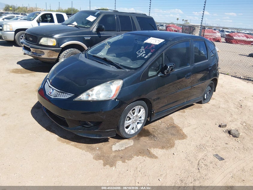 2010 Honda Fit VIN JHMGE8H45AC004288 IAAI salvage auction — FRONT END, Clear (Arizona), sold $925 on 2026-07-16 (photo 2)