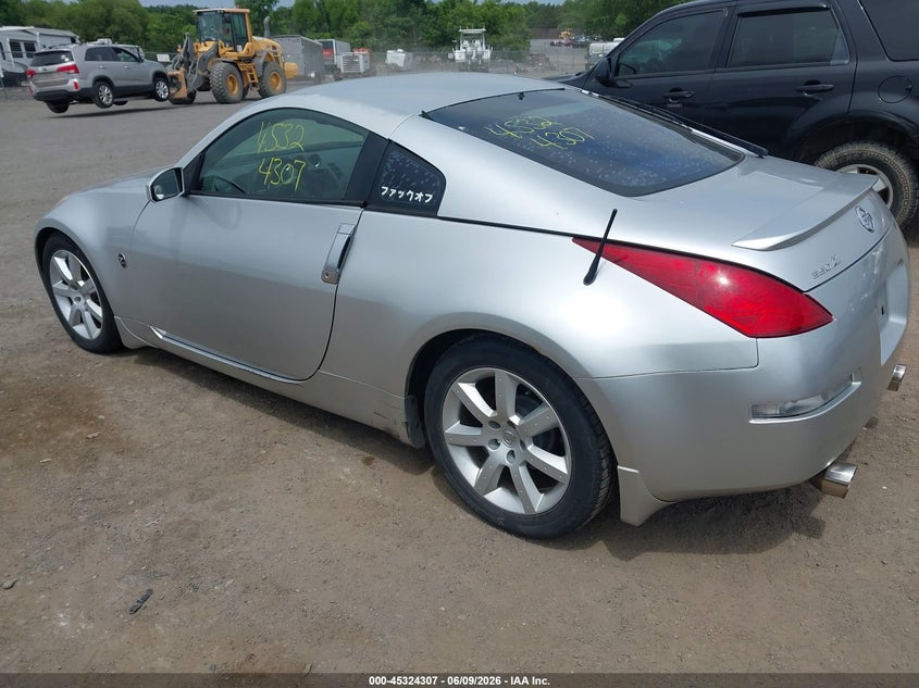 2004 Nissan 350z VIN JN1AZ34E94T050842 IAAI salvage auction — NORMAL WEAR, Clear (Virginia), sold $1,550 on 2026-07-21 (photo 3)