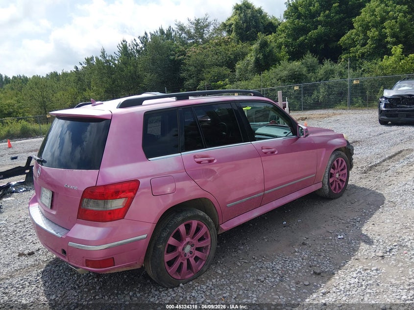 2010 Mercedes-benz Glk-klasse VIN WDCGG8HB5AF484710 IAAI salvage auction — FRONT END, Salvage (Alabama), sold $500 on 2026-08-10 (photo 4)