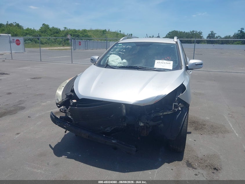 2013 Hyundai Tucson VIN KM8JU3AC5DU770417 IAAI salvage auction — FRONT END, Rebuildable (Florida), sold $325 on 2026-07-29 (photo 6)
