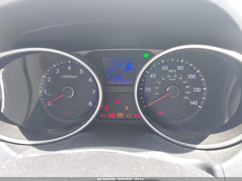 2013 Hyundai Tucson VIN KM8JU3AC5DU770417 IAAI salvage auction — FRONT END, Rebuildable (Florida), sold $325 on 2026-07-29 (photo 7)