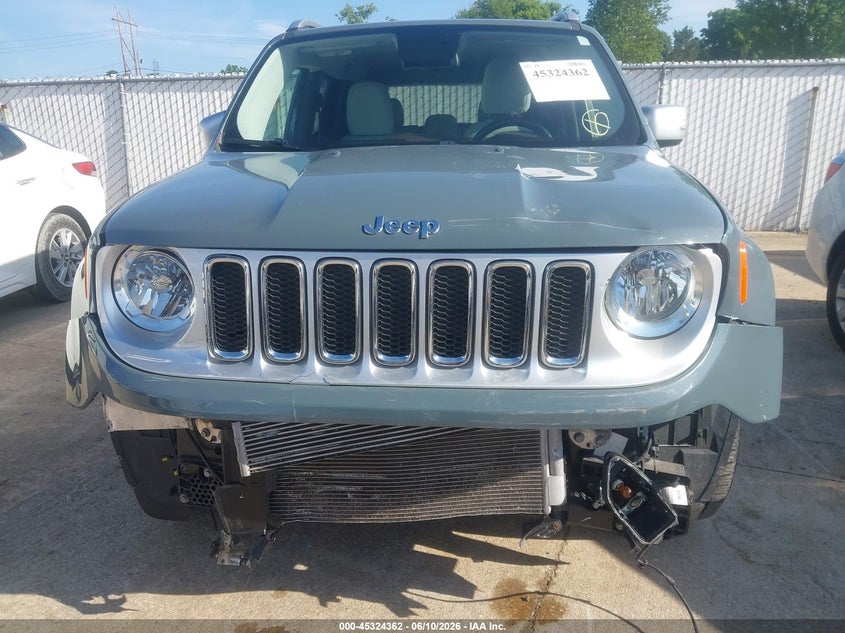2017 Jeep Renegade VIN ZACCJADBXHPG29458 IAAI salvage auction — FRONT END, Salvage (Illinois), sold $1,300 on 2026-08-11 (photo 6)