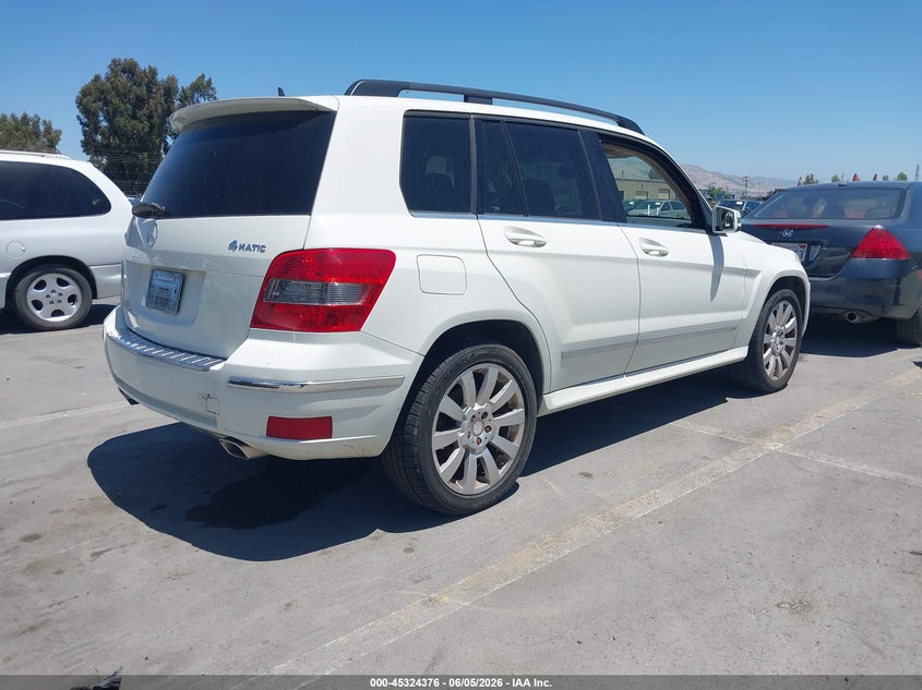 2011 Mercedes-benz Glk-class VIN WDCGG8HB3BF602075 IAAI salvage auction — NORMAL WEAR, Clear - Dealer Only (California), sold $1,475 on 2026-07-20 (photo 4)