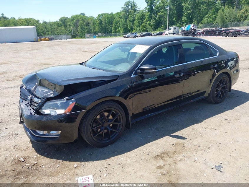 2015 Volkswagen Passat VIN 1VWBT7A34FC018734 IAAI salvage auction — FRONT END, Salvage (Massachusetts), sold $1,000 on 2026-08-01 (photo 2)