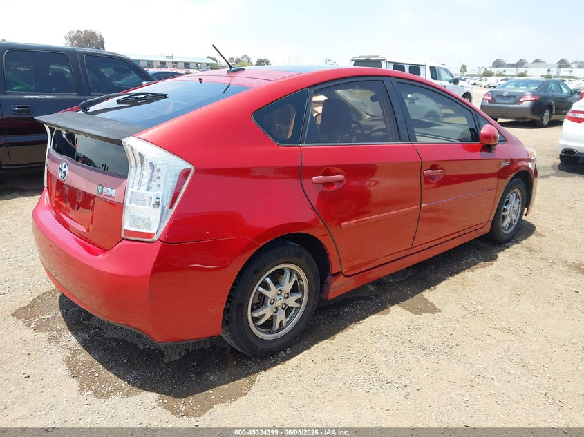 2010 Toyota Prius VIN JTDKN3DU9A0007393 IAAI salvage auction — NORMAL WEAR, Clear - Dealer Only (California), sold $875 on 2026-07-20 (photo 4)