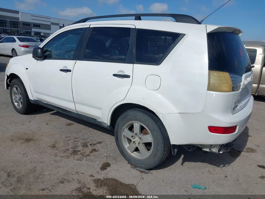2007 Mitsubishi Outlander VIN JA4MS31X57Z015442 IAAI salvage auction — REAR END, Salvage (Texas), sold $25 on 2026-07-28 (photo 3)