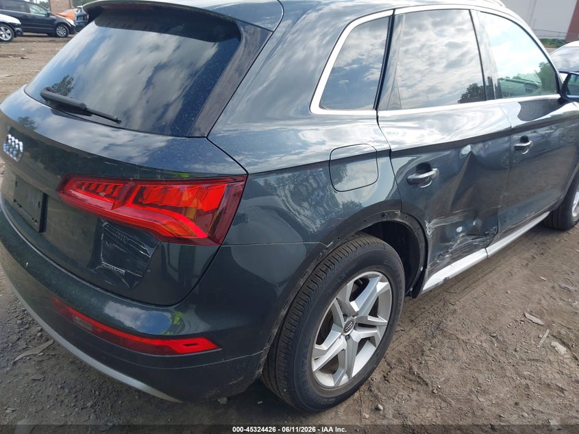 2019 Audi Q5 VIN WA1ANAFY5K2136814 IAAI salvage auction — FRONT END, Salvage (Massachusetts), sold $5,225 on 2026-07-21 (photo 4)