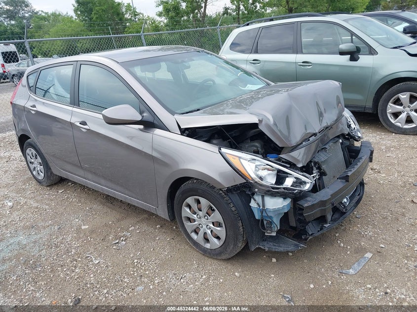 2017 Hyundai Accent VIN KMHCT5AE2HU357661 IAAI salvage auction — NORMAL WEAR, Salvage Title, sold $50 on 2026-07-21 (photo 1)