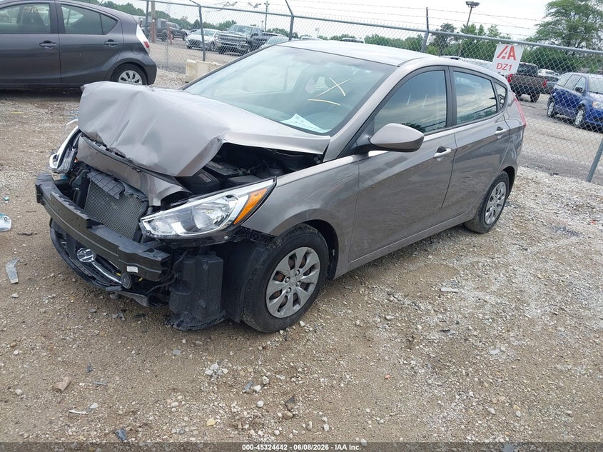 2017 Hyundai Accent VIN KMHCT5AE2HU357661 IAAI salvage auction — NORMAL WEAR, Salvage Title, sold $50 on 2026-07-21 (photo 2)