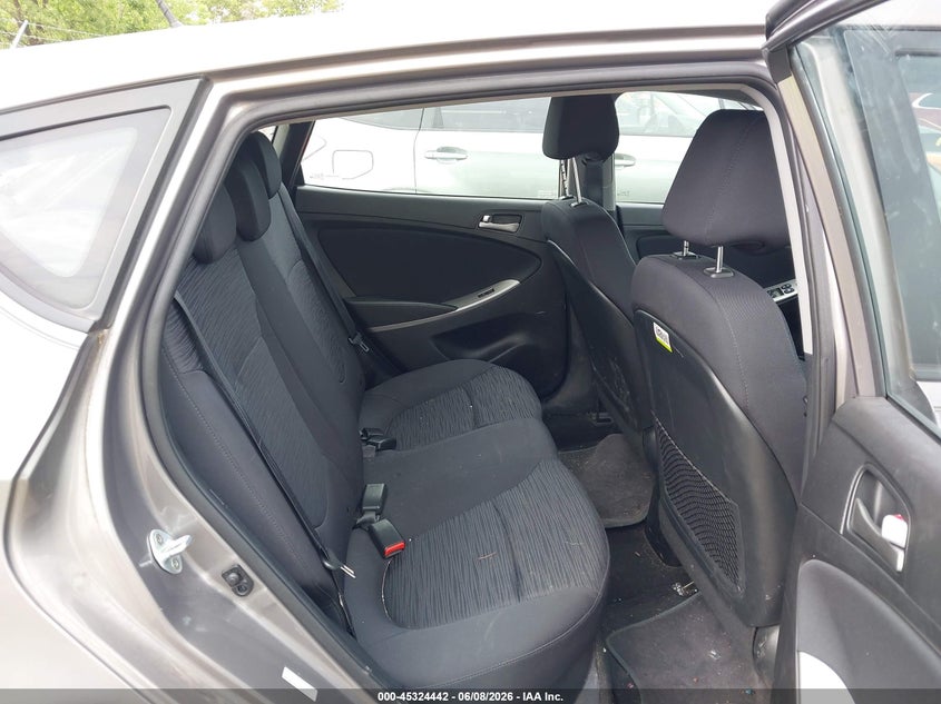 2017 Hyundai Accent VIN KMHCT5AE2HU357661 IAAI salvage auction — NORMAL WEAR, Salvage Title, sold $50 on 2026-07-21 (photo 8)