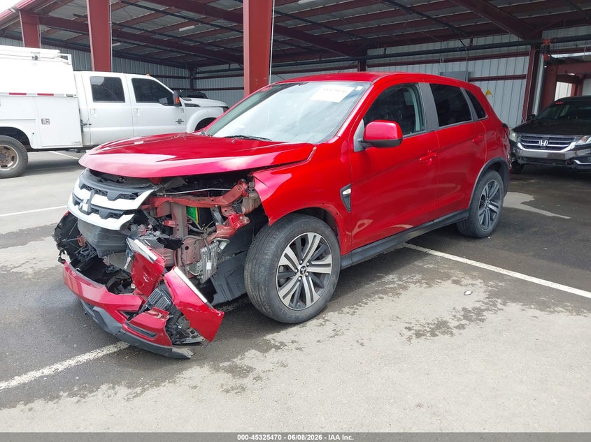 2020 Mitsubishi Outlander VIN JA4AP3AU4LU012730 IAAI salvage auction — FRONT END, Salvage (California), sold $3,500 on 2026-07-28 (photo 2)