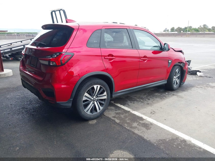 2020 Mitsubishi Outlander VIN JA4AP3AU4LU012730 IAAI salvage auction — FRONT END, Salvage (California), sold $3,500 on 2026-07-28 (photo 4)