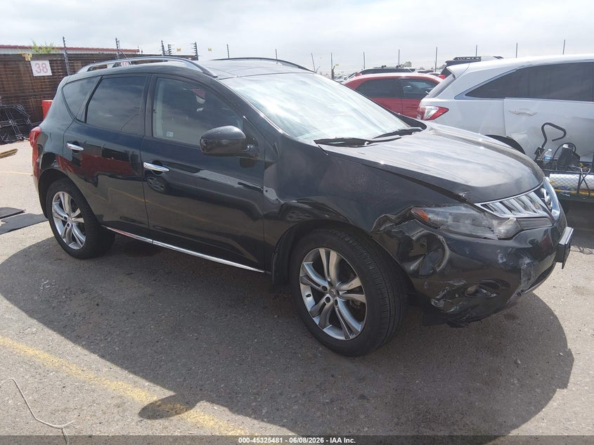2009 Nissan Murano VIN JN8AZ18W19W123829 IAAI salvage auction — RIGHT FRONT, Salvage (Colorado), sold $100 on 2026-07-21 (photo 1)