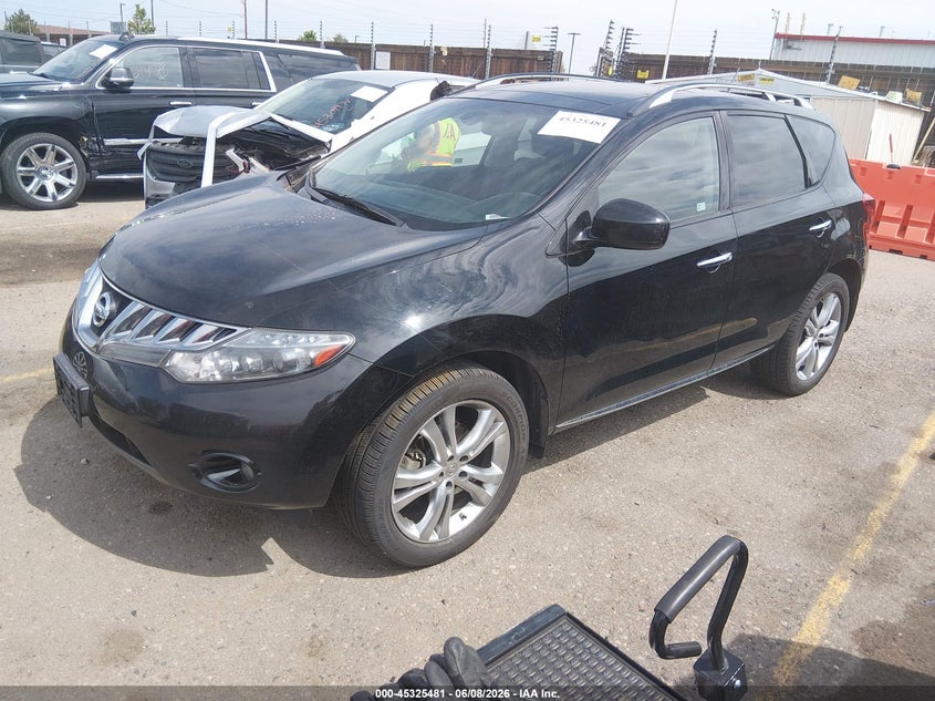 2009 Nissan Murano VIN JN8AZ18W19W123829 IAAI salvage auction — RIGHT FRONT, Salvage (Colorado), sold $100 on 2026-07-21 (photo 2)