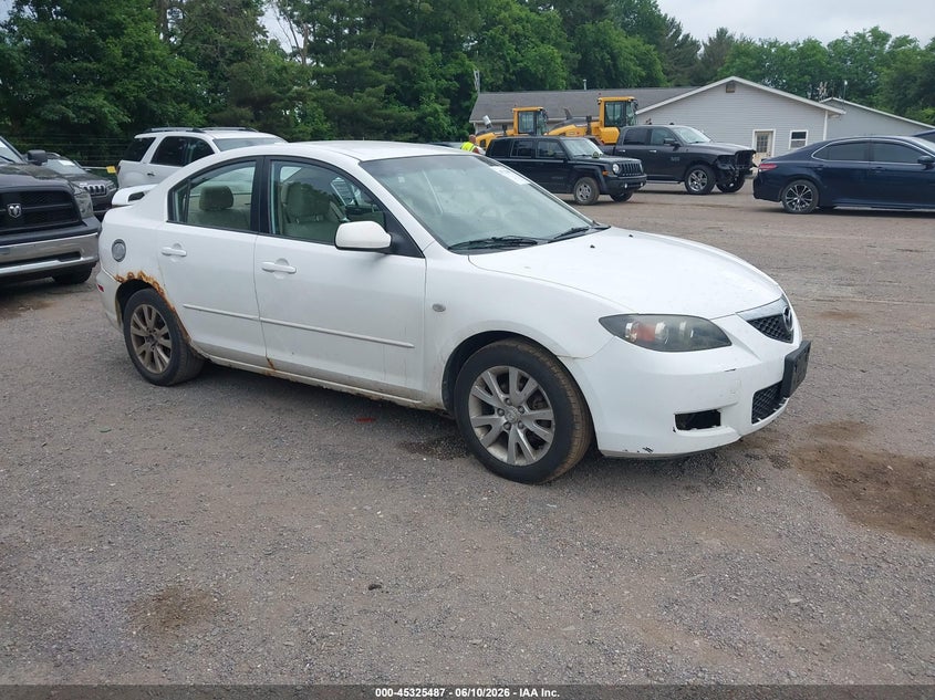 2008 Mazda 3 VIN JM1BK32G381831352 IAAI salvage auction — REAR END, Salvage (Ohio), sold $200 on 2026-07-06 (photo 1)