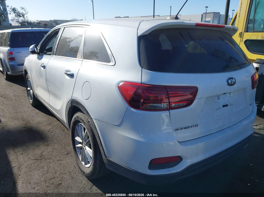 2020 Kia Sorento VIN 5XYPGDA58LG681762 IAAI salvage auction — THEFT, Salvage Title, sold $3,500 on 2026-07-24 (photo 3)