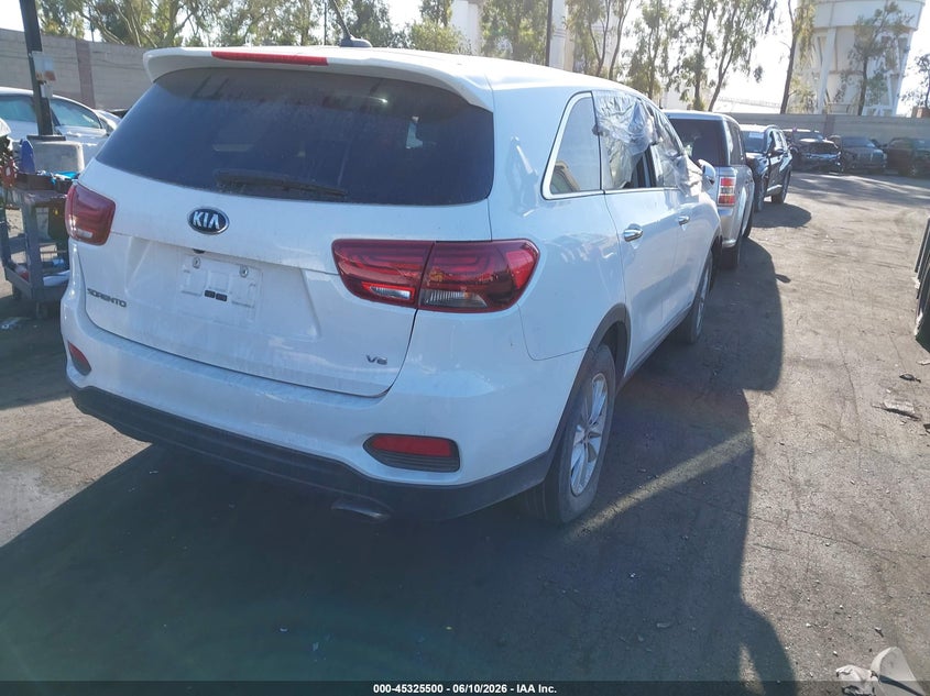 2020 Kia Sorento VIN 5XYPGDA58LG681762 IAAI salvage auction — THEFT, Salvage Title, sold $3,500 on 2026-07-24 (photo 4)