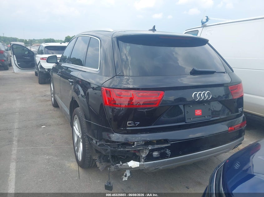 2018 Audi Q7 VIN WA1VAAF7XJD025618 IAAI salvage auction — REAR END, Salvage (South Carolina), sold $8,100 on 2026-07-27 (photo 3)