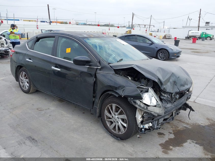 2015 Nissan Sentra VIN 3N1AB7AP8FY374991 IAAI salvage auction — FRONT END, Salvage Title, sold $275 on 2026-07-18 (photo 1)