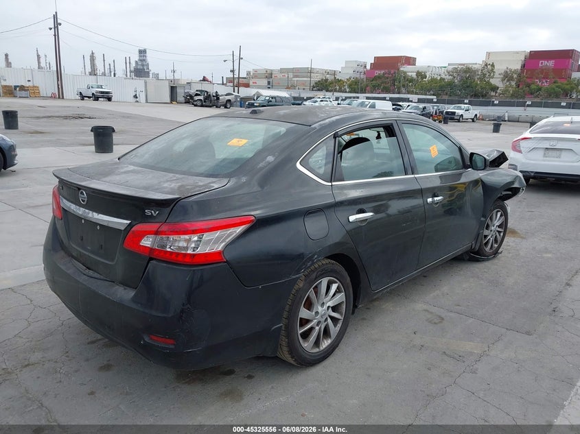 2015 Nissan Sentra VIN 3N1AB7AP8FY374991 IAAI salvage auction — FRONT END, Salvage Title, sold $275 on 2026-07-18 (photo 4)