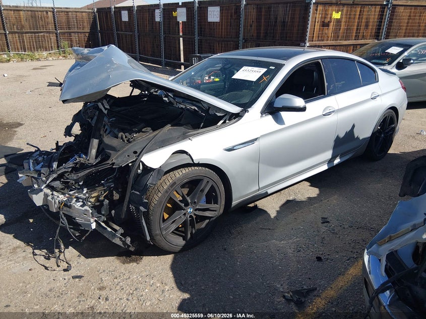 2016 BMW 6er VIN WBA6D6C52GGF94715 IAAI salvage auction — FRONT END, Salvage (Colorado), sold $1,125 on 2026-08-18 (photo 2)