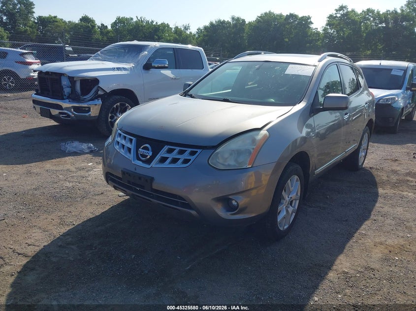 2011 Nissan Rogue VIN JN8AS5MV8BW688013 IAAI salvage auction — FRONT & REAR, Salvage (Iowa), sold $475 on 2026-07-13 (photo 2)