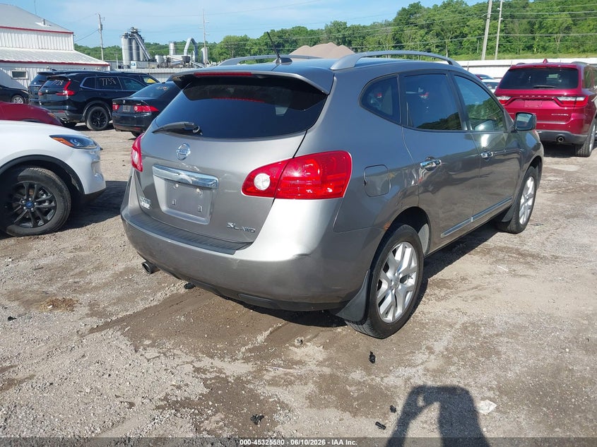 2011 Nissan Rogue VIN JN8AS5MV8BW688013 IAAI salvage auction — FRONT & REAR, Salvage (Iowa), sold $475 on 2026-07-13 (photo 4)