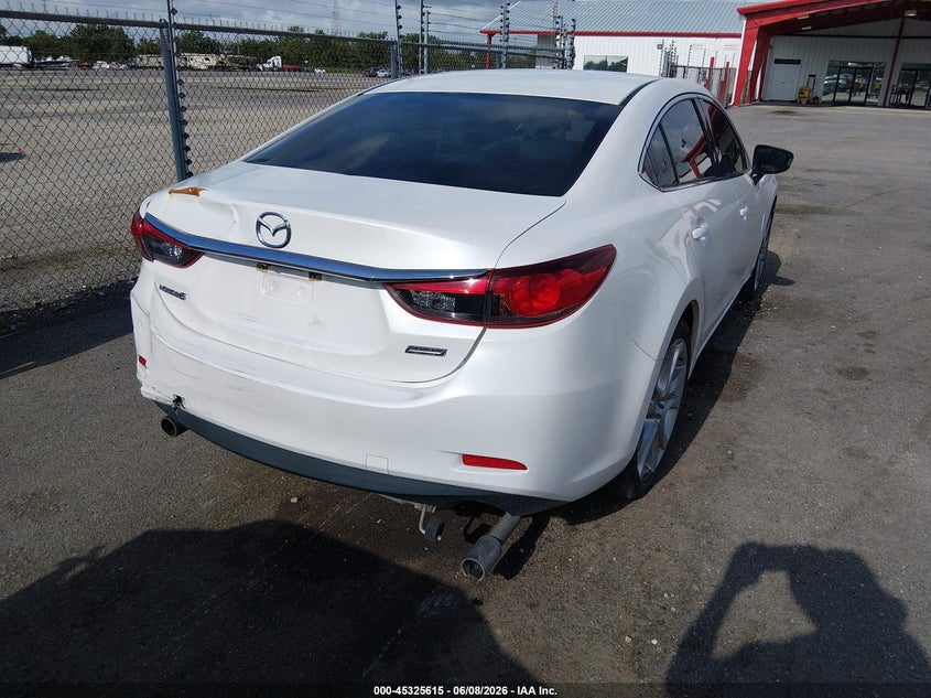 2014 Mazda 6 VIN JM1GJ1V62E1145346 IAAI salvage auction — REAR END, Salvage Title, sold $1,850 on 2026-07-10 (photo 4)