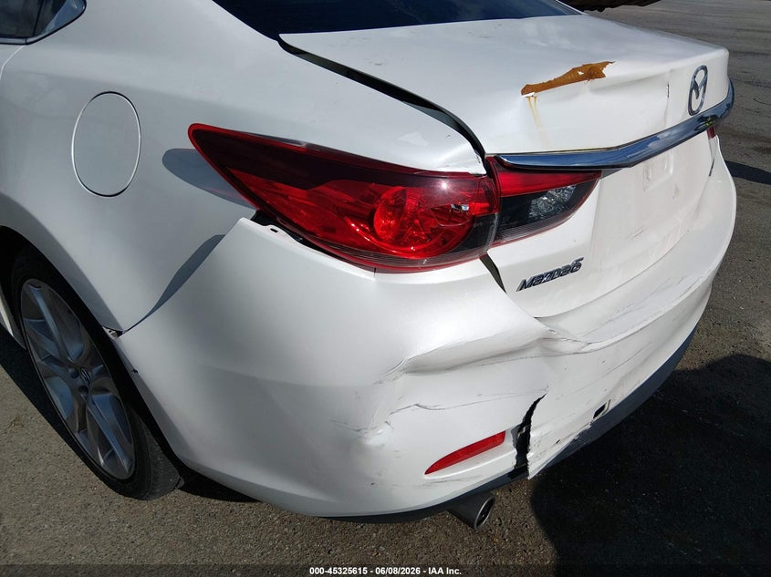 2014 Mazda 6 VIN JM1GJ1V62E1145346 IAAI salvage auction — REAR END, Salvage Title, sold $1,850 on 2026-07-10 (photo 6)