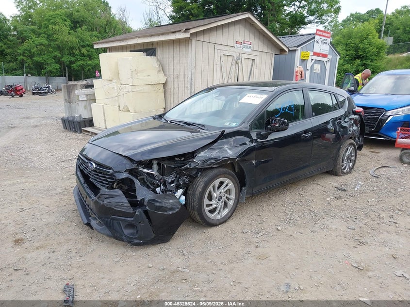 2025 Subaru Impreza VIN JF1GUABC5S8232104 IAAI salvage auction — FRONT & REAR, Salvage (Pennsylvania), sold $4,150 on 2026-07-28 (photo 2)