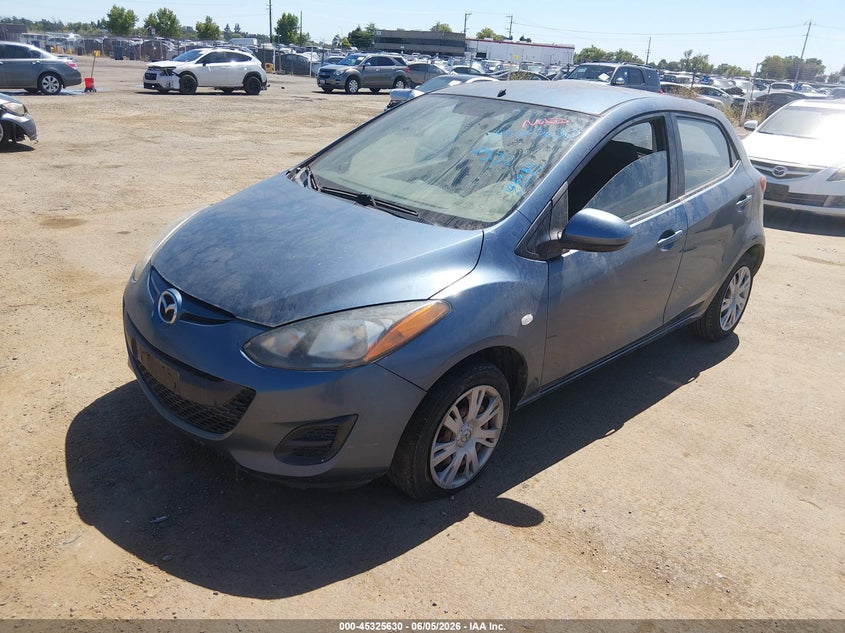 2014 Mazda 2 VIN JM1DE1KZ7E0176264 IAAI salvage auction — NORMAL WEAR, Clear - Dealer Only (California), sold $625 on 2026-07-15 (photo 2)