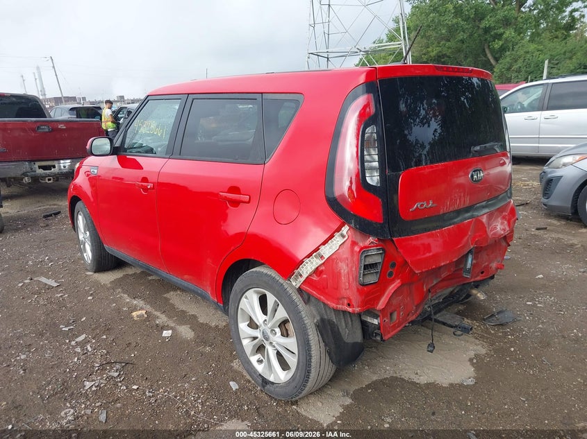 2015 Kia Soul VIN KNDJP3A5XF7778771 IAAI salvage auction — REAR END, Clear (Indiana), sold $2,050 on 2026-07-08 (photo 3)