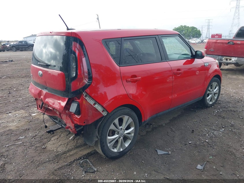 2015 Kia Soul VIN KNDJP3A5XF7778771 IAAI salvage auction — REAR END, Clear (Indiana), sold $2,050 on 2026-07-08 (photo 4)