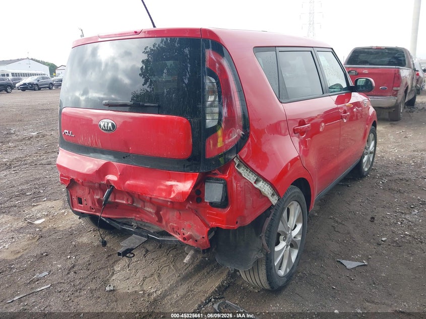 2015 Kia Soul VIN KNDJP3A5XF7778771 IAAI salvage auction — REAR END, Clear (Indiana), sold $2,050 on 2026-07-08 (photo 6)