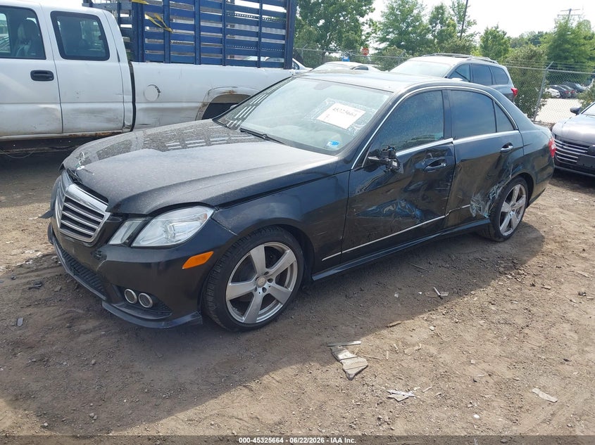 2010 Mercedes-benz E-class VIN WDDHF8HB1AA097653 IAAI salvage auction — LEFT SIDE, Clear (Virginia), sold $825 on 2026-07-13 (photo 2)