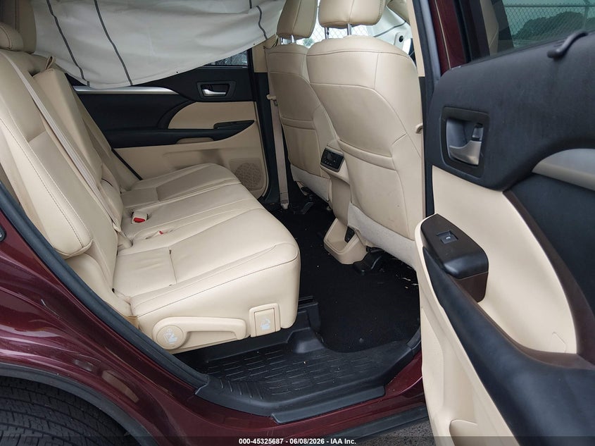 2018 Toyota Highlander VIN 5TDJZRFH5JS813196 IAAI salvage auction — LEFT SIDE, Salvage Title, sold $10,500 on 2026-07-27 (photo 8)